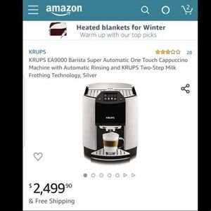 Krups capuchino maker